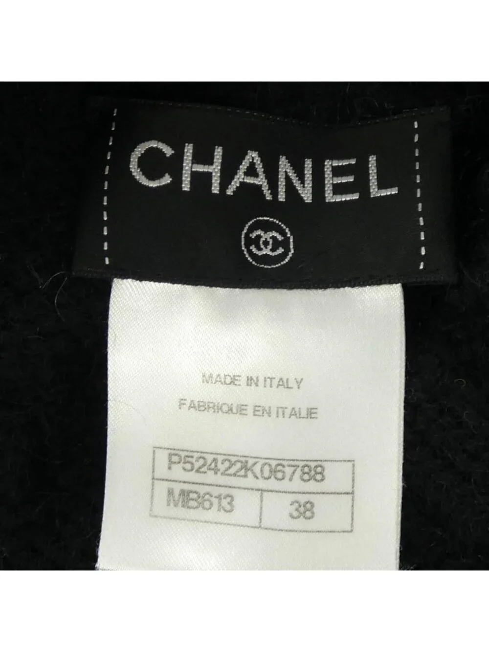 Chanel Knit Sweater Black